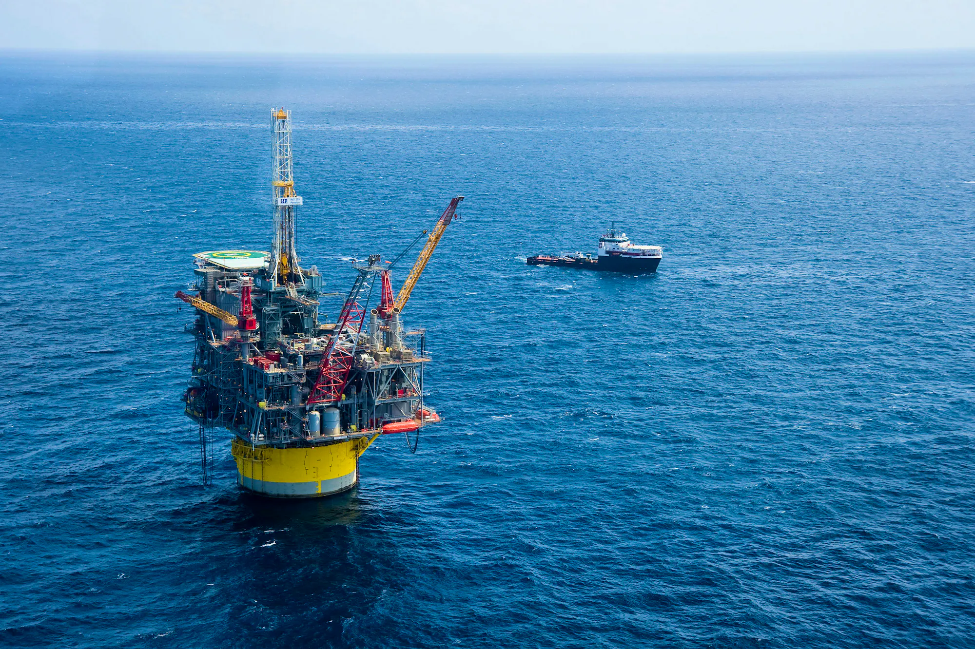 The Shell Perdido deepwater offshore production platform in the Gulf of Mexico.