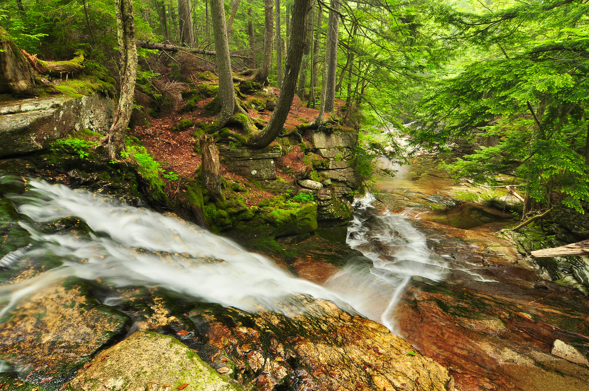 Tama Falls, in the White Mountains National Forest, New Hampshire