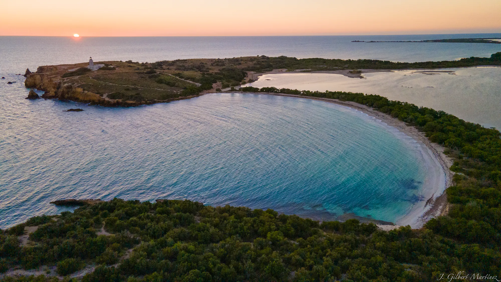 sunset view at La Playuela beach Cabo Rojo Puerto Rico