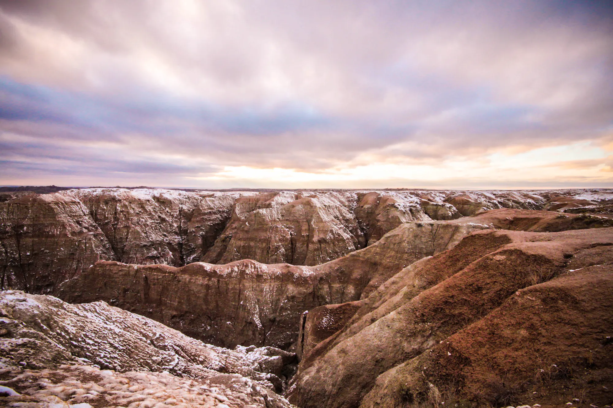 canyons of Badlands National Park