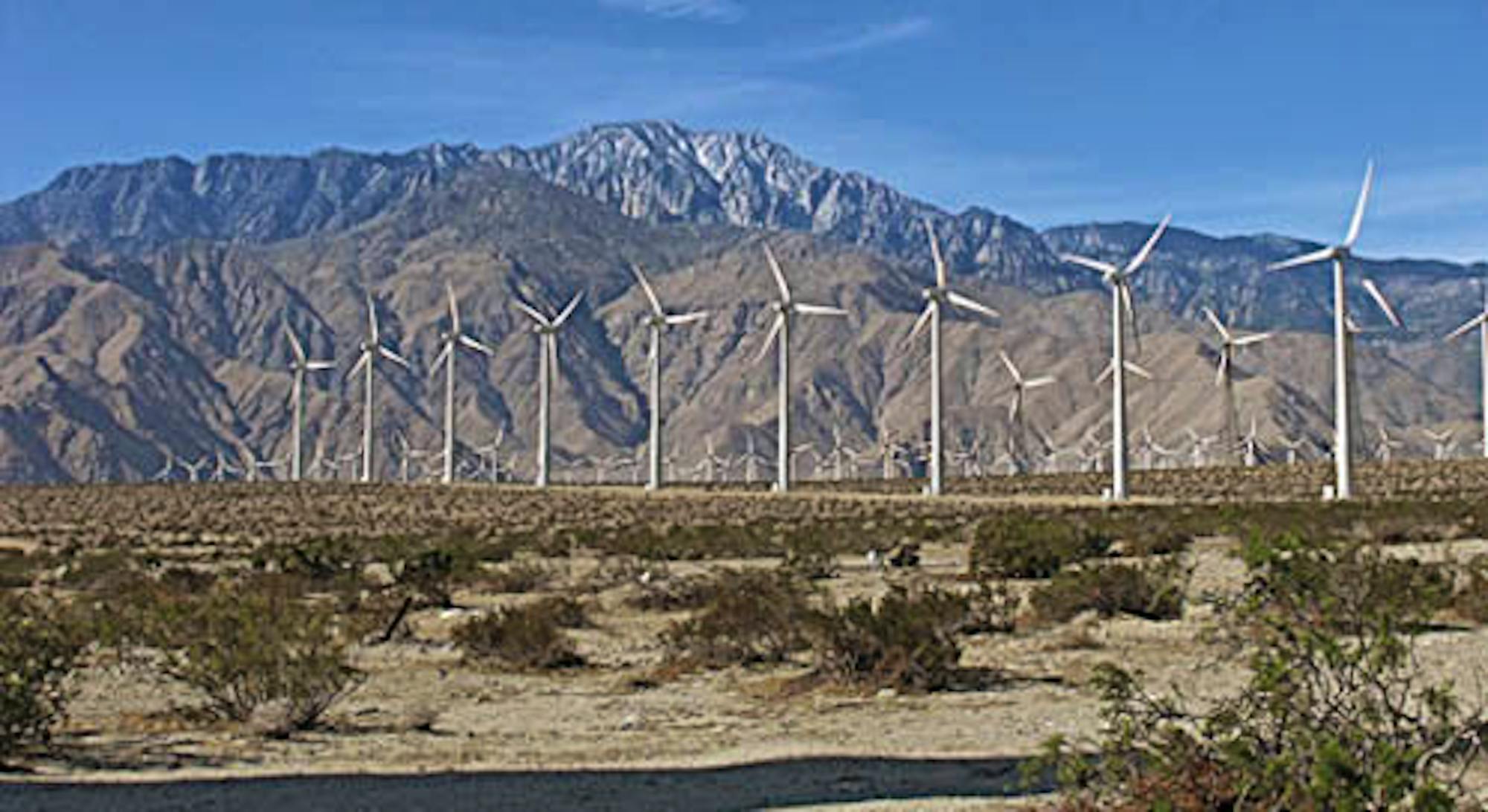 wind turbines